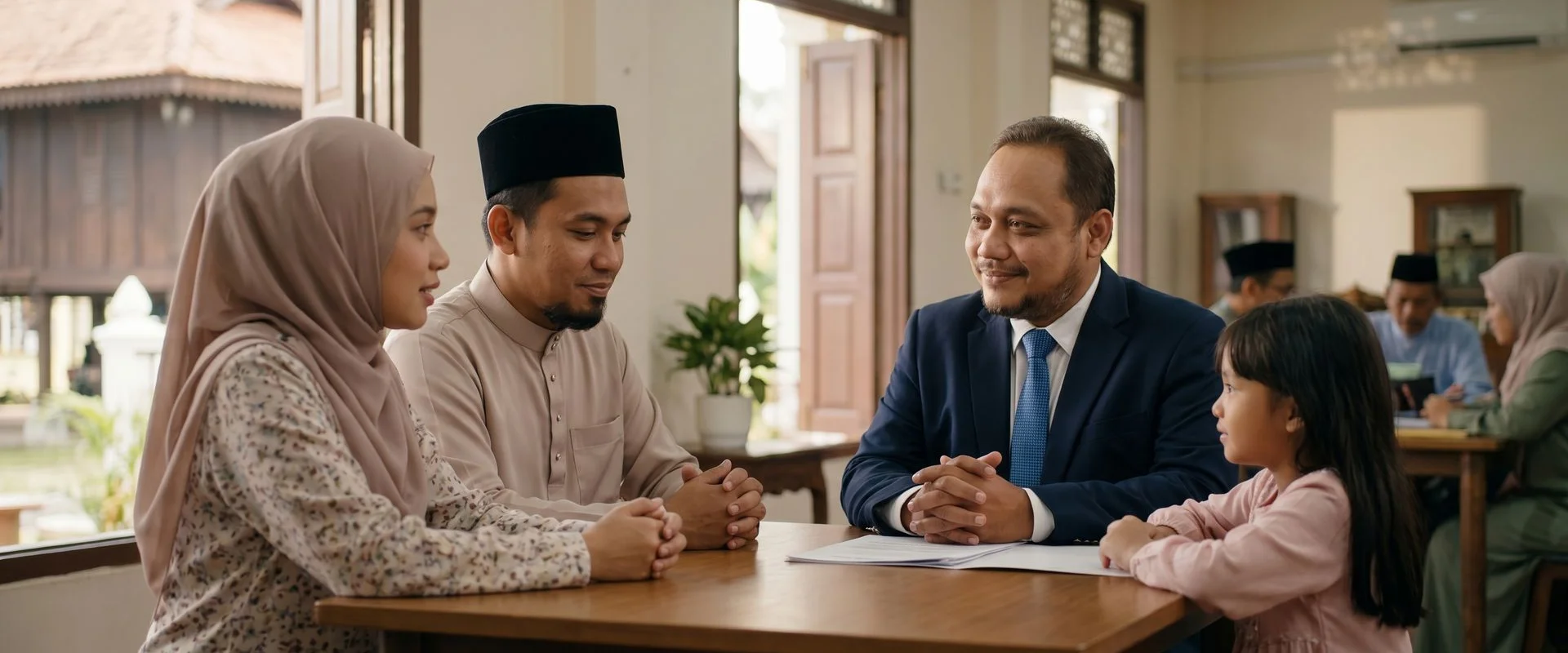 Ejen takaful Alpian Ali melayani keluarga di Sungai Petani